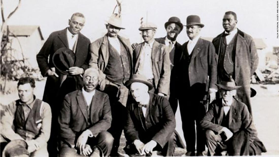 Originally from Arkansas, businessman &lt;strong&gt;Ottawa W. Gurley&lt;/strong&gt; (front row, second from left) moved to Tulsa circa 1905 and bought 40 acres of land that he subdivided and sold to Black buyers. That, &lt;a href=&quot;http://blackwallstreet.org/owgurley&quot; target=&quot;_blank&quot;&gt;followed by a grocery store and rooming house&lt;/a&gt; that he built, helped enable other entrepreneurial Tulsans to move to the community and open up shop in Greenwood. 