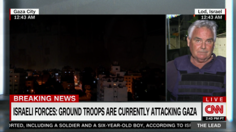 Israeli Defense Forces Announce Ground Troops Currently Attacking In Gaza Cnn Video