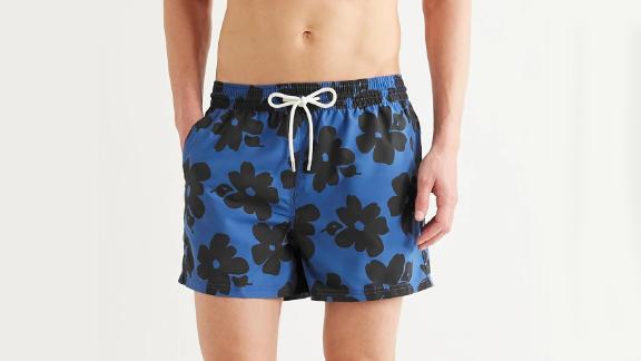 Atalaye Beaurivage Short-Length Floral Print Swim Shorts