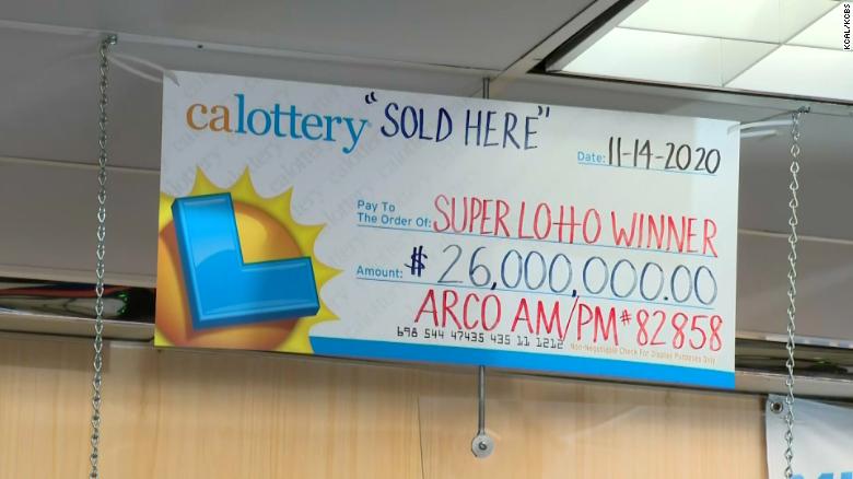 A $26 million California lottery jackpot goes unclaimed. Winning ticket may have been washed with laundry