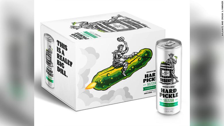 Pickle-flavored hard seltzer is coming this summer after April Fool’s tease