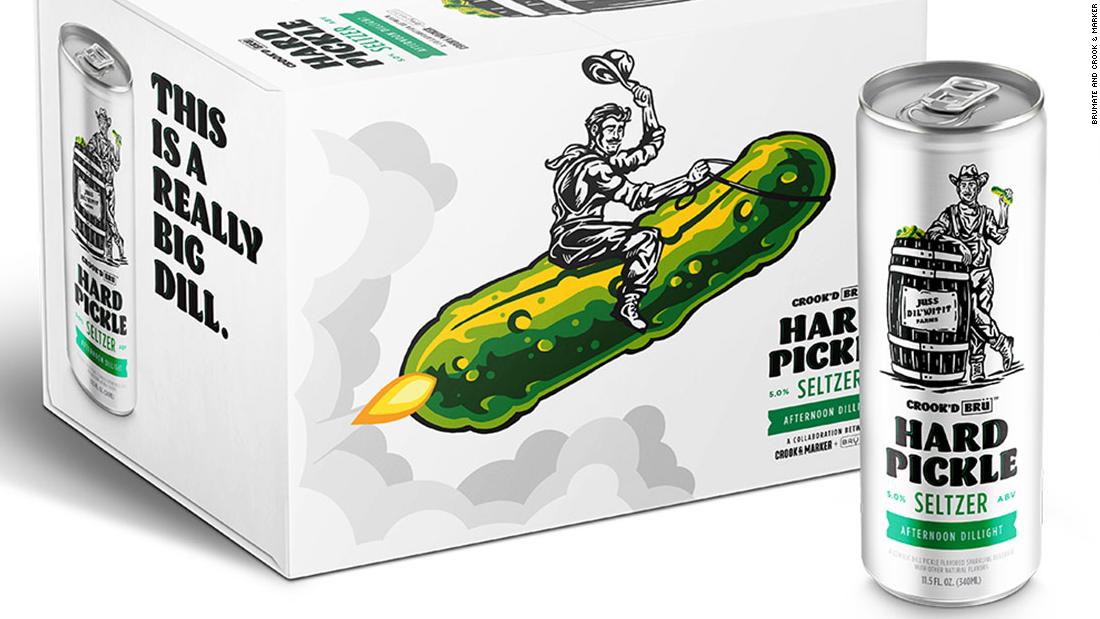 Pickle-flavored hard seltzer is coming this summer after April Fool's tease
