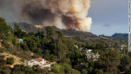 Here&#39;s what we know about the wildfire burning in Los Angeles County and evacuations
