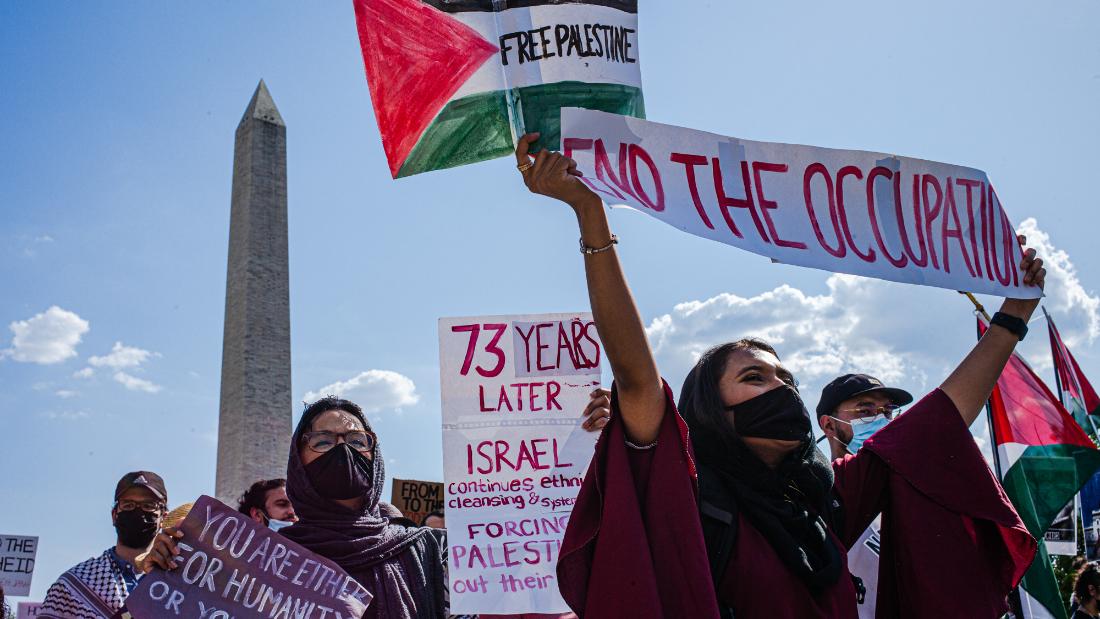 Pro Palestinian Supporters March In Cities Across America Cnn Video 5321