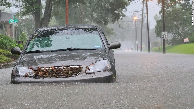 This car was submerged within 45 minutes, Lake Charles resident Derek Williams said.