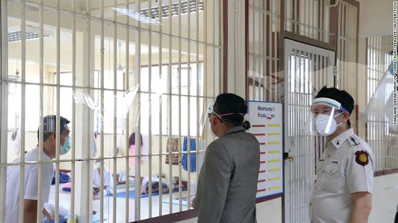 Thai authorities are scrambling to stop a Covid-19 cluster that has torn through the country&#39;s prisons.