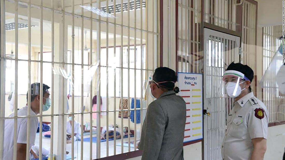 Thailand reports highest number of daily Covid deaths as virus tears through prisons