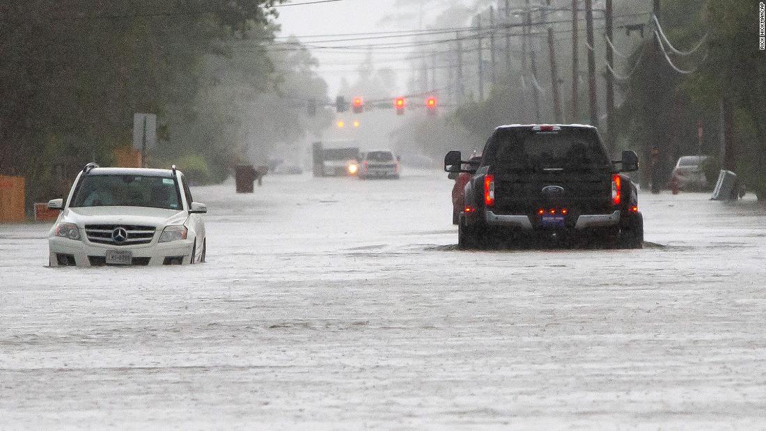Flooding leads to rescues in Louisiana and Texas, with more rain on the way