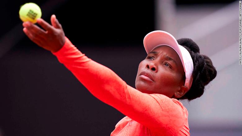 ‘I can’t control God,’ says Venus Williams following time violation due to heavy winds