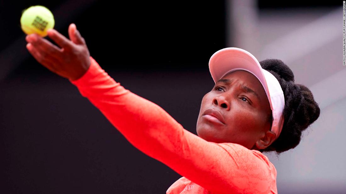 'I can't control God,' says Venus Williams following time violation due to heavy winds