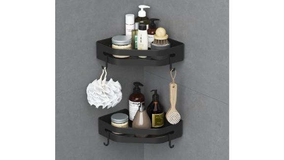 Youshangjia Black Corner Shower Caddy