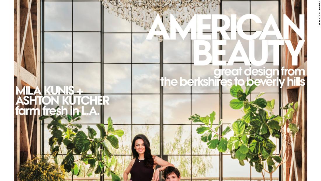 Mila Kunis And Ashton Kutcher Reveal Their La Farmhouse In Architectural Digest Cnn Style