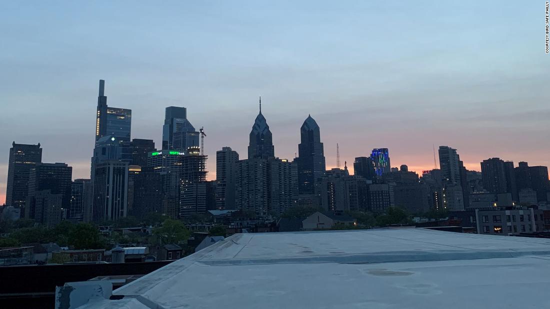 Philadelphia has dimmed its skyline after a 'mass collision' killed thousands of migrating birds