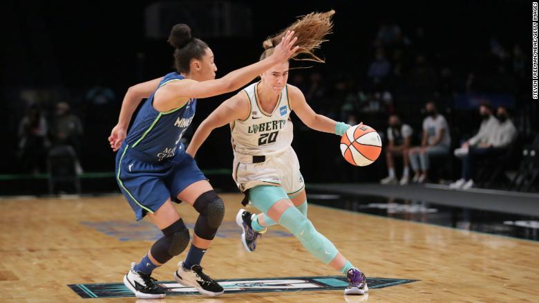 WNBA: Liberty’s Ionescu records first career triple-double to down Lynx