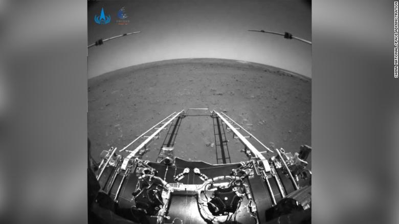 China releases the first images taken by its Mars rover