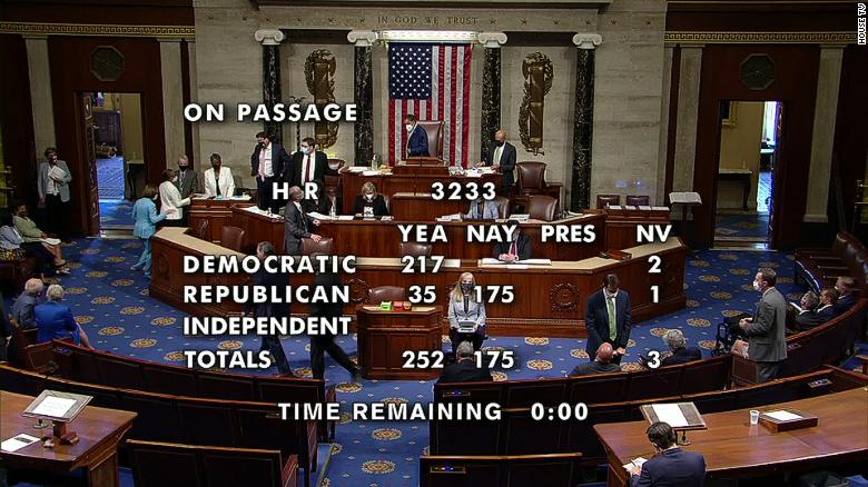 Watch the moment the House passes bill to create January 6 commission