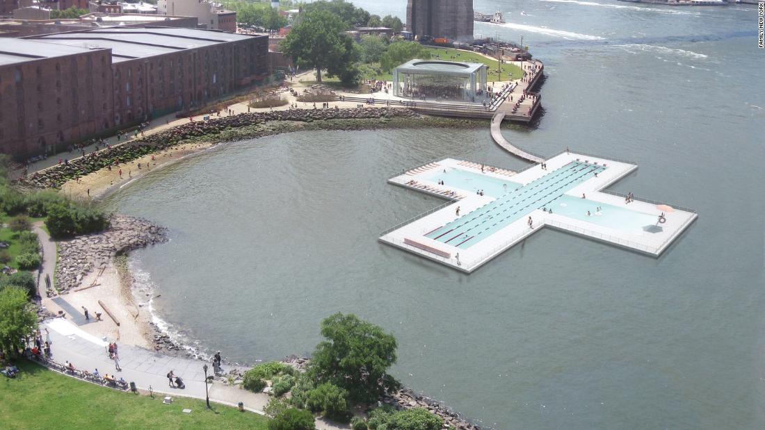 New York greenlights floating public pool on the East River