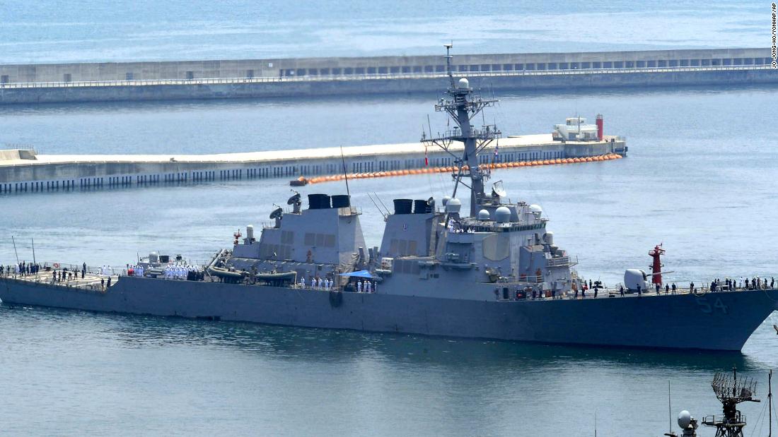 US destroyer backs up Biden's tough words in South China Sea