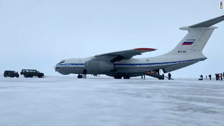 Even the fact that the four-engine Ilyushin Il-76 airlifter could land at all on the Franz Josef Land archipelago in the middle of the Arctic Ocean, is a testament to Moscow&#39;s growing military might.