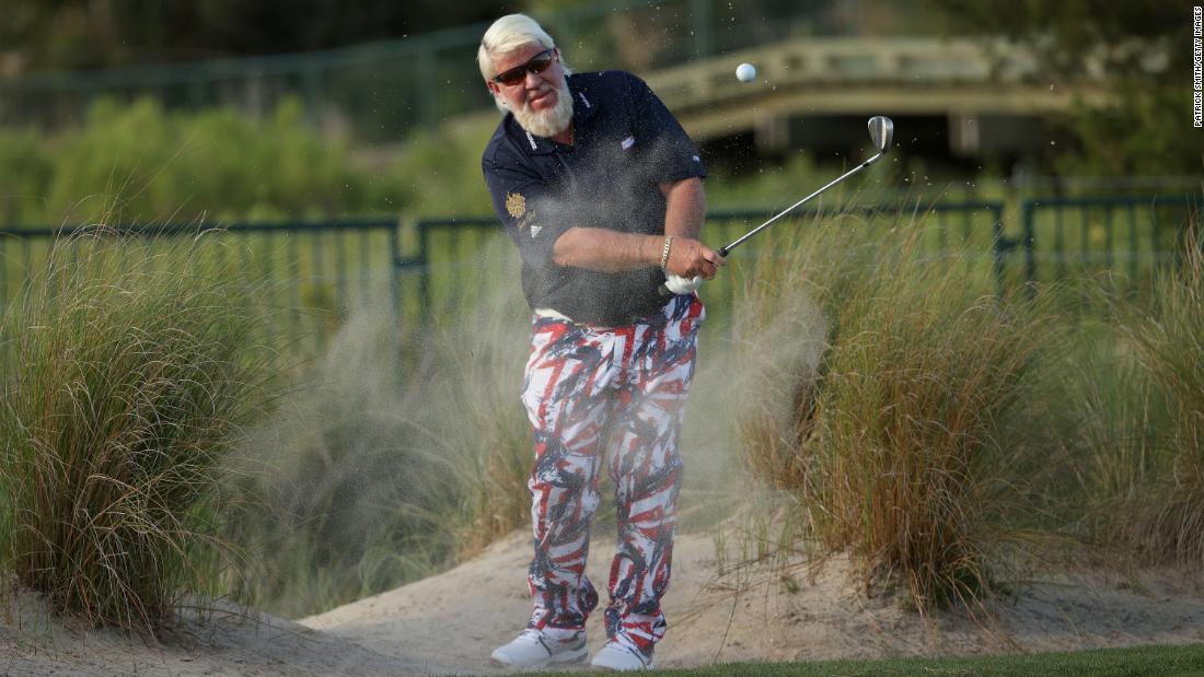 Former champion John Daly leads PGA Championship for brief moment