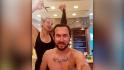 Kate Hudson snips off boyfriend&#39;s ponytail