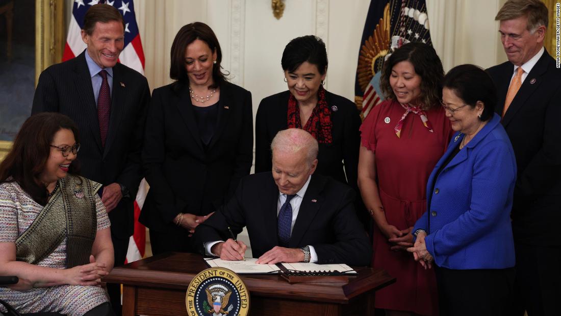 President Biden Signs Bill Aimed At Addressing Rise In Anti Asian Hate Crimes Cnnpolitics 6279