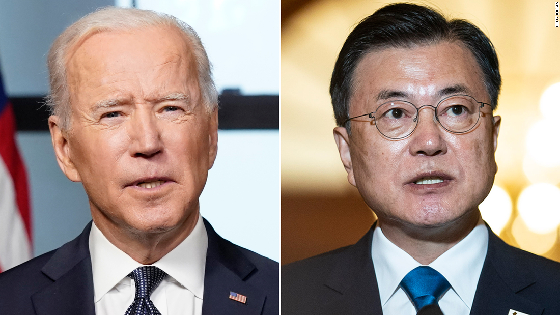 Biden meeting South Korean President as he turns his focus toward East Asia