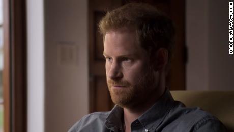 Prince Harry speaks with Oprah Winfrey on the Apple TV+ series &quot;The Me You Can&#39;t See.&quot;