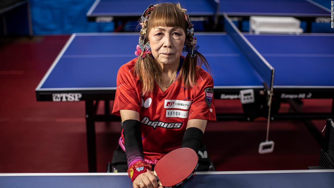 'I won't die a boring death, but I will make a big smash,' says 'The Butterfly Lady' of Paralympic table tennis