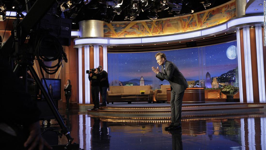 O&#39;Brien&#39;s last episode of &quot;The Tonight Show&quot; aired on January 22, 2010, less than a year after he started. With ratings flagging, NBC wanted to move Jay Leno back into late night and push &quot;The Tonight Show&quot; to a later time slot to accommodate Leno&#39;s new show. O&#39;Brien refused the time change and left. But during his farewell show, O&#39;Brien &lt;a href=&quot;https://www.cnn.com/2010/SHOWBIZ/TV/02/16/conan.obrien.advice/index.html&quot; target=&quot;_blank&quot;&gt;had a hopeful message for his audience.&lt;/a&gt; &quot;All I ask is one thing, and I&#39;m asking this particularly of young people that watch: Please do not be cynical,&quot; he said. &quot;I hate cynicism. For the record, it&#39;s my least-favorite quality — it doesn&#39;t lead anywhere. Nobody in life gets exactly what they thought they were going to get. But if you work really hard and you&#39;re kind, amazing things will happen.&quot; 