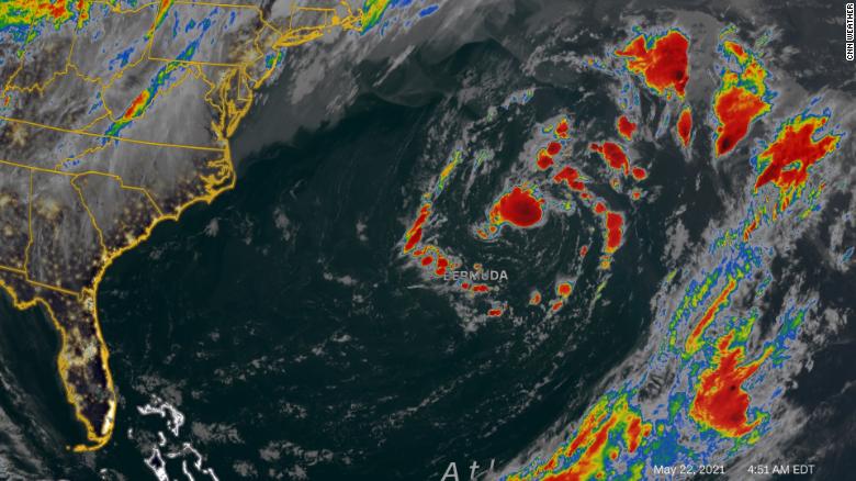 Ana forms in the Atlantic, becoming the first named storm of the Atlantic hurricane season