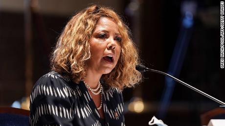 Rep. Lucy McBath (D-GA) speaks during a House Judiciary Committee markup on H.R. 7120 the &quot;Justice in Policing Act of 2020,&quot; at the US Capitol in Washington, DC, on June 17, 2020. (Photo by Greg Nash / POOL / AFP) (Photo by GREG NASH/POOL/AFP via Getty Images)
