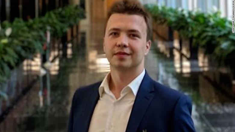 Belarus Activist Arrested After Fighter Jet Intercepts His Ryanair Flight Cnn