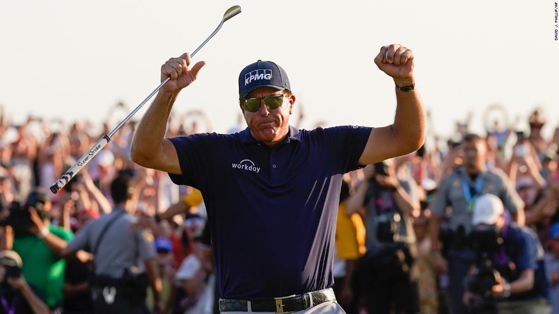 Phil Mickelson becomes oldest major winner as he wins enthralling PGA Championship