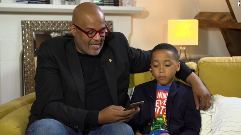 'He can be a little boy': Black father explains why he moved to UK with son