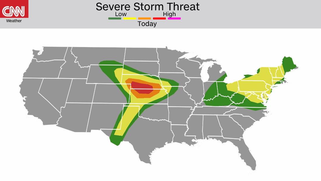 Weather Forecastg Severe Storms Take Aim At New England And The Plains Cnn Video 