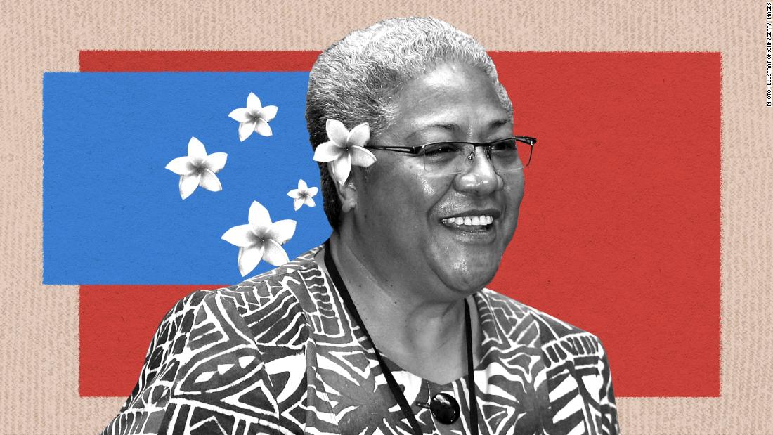 The incredible rise of Samoa's first female Prime Minister-elect, and the man still standing in her way