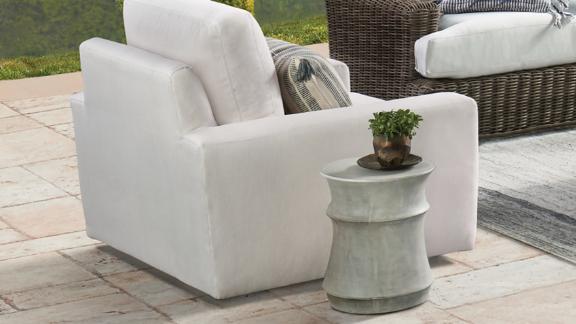 Concrete Outdoor Stool