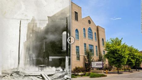 Then and now: Areas destroyed in the Tulsa race massacre