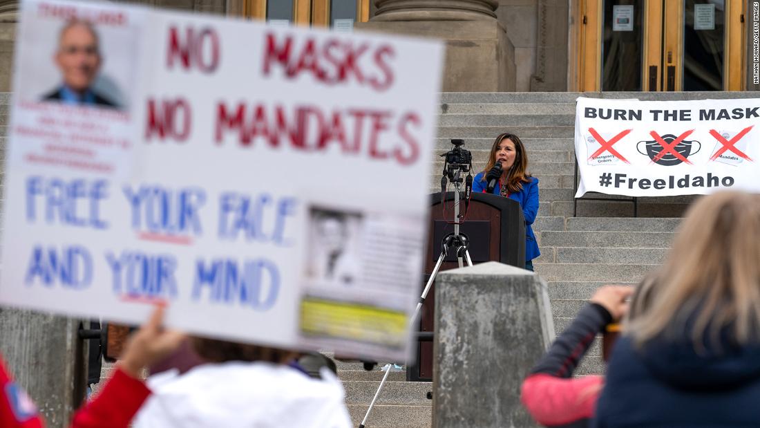 Idaho lieutenant governor signs ban on mask mandates while governor is out of state