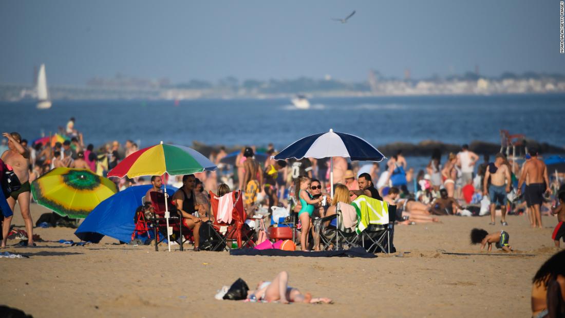 New York City is sending vaccination buses to beaches and parks this Memorial Day weekend