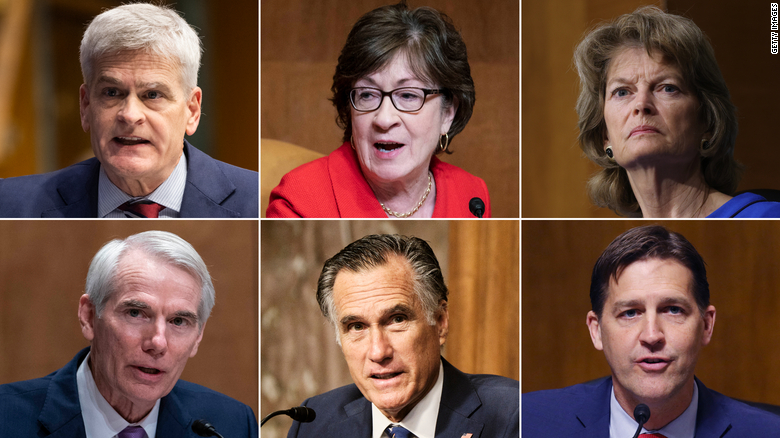 The 6 Senate Republicans who voted for the January 6 commission