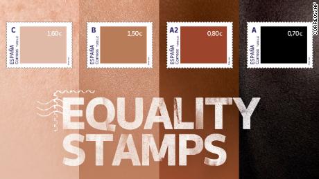 Correos, Spain&#39;s postal service, released four stamps meant to correlate with different skin tones as part of its &quot;Equality Stamps&quot; campaign. Backlash ensued, with critics accusing the campaign of perpetuating racism, and the stamps are no longer available to buy.  