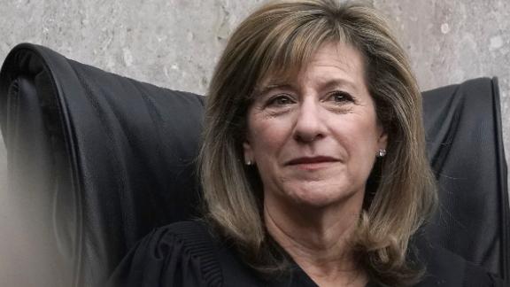 Judge Amy Berman Jackson listens during the investiture ceremony for U.S. District Judge Trevor N. McFadden April 13, 2018 at the U.S. District Court in Washington, DC. 