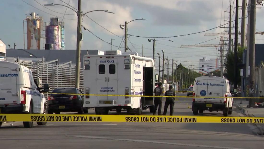 One dead and six wounded in Miami shooting