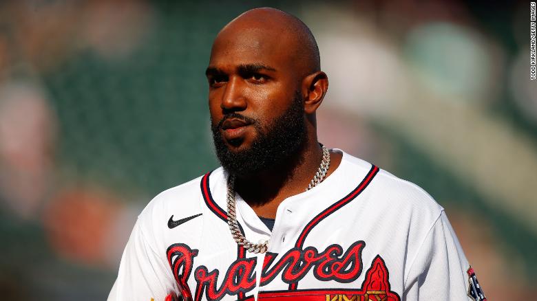 Atlanta Braves outfielder Marcell Ozuna arrested on domestic violence charges, police say