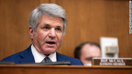 Rep. Michael McCaul, R-Texas, speaks in the House Committee On Foreign Affairs March 10, 2021, on Capitol Hill in Washington, DC. 