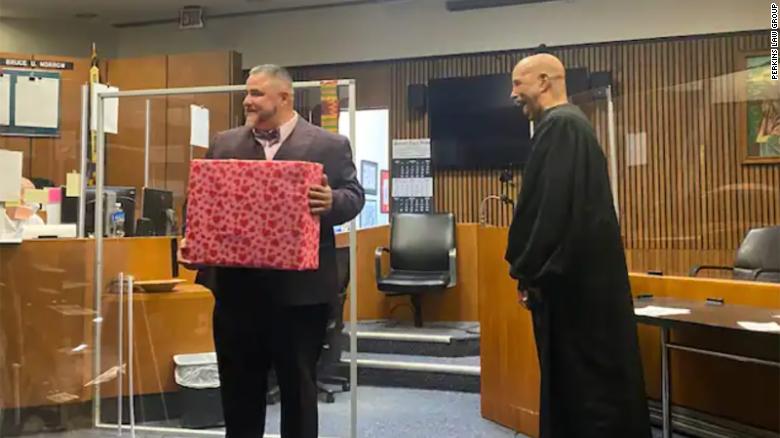 A judge swore in a lawyer who was once a drug dealer in his courtroom 16 years ago