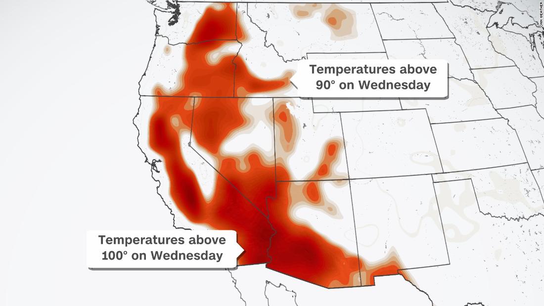 Record heat expected this week in the West