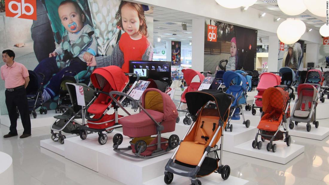 China's new three-child policy sends baby and maternity stocks soaring